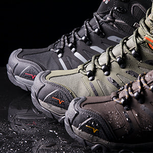 SOFTSHELL Mens Waterproof Hiking Boots Backpacking Lightweight Outdoor Work Boots