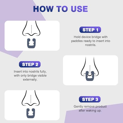 Snore Stopper Set - Adjustable Magnetic Nose Clip for Quiet & Comfortable Sleep