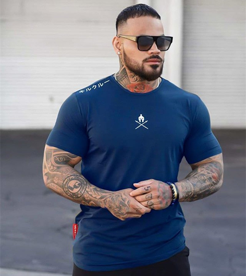 Fashion Summer Bodybuilding Tshirt