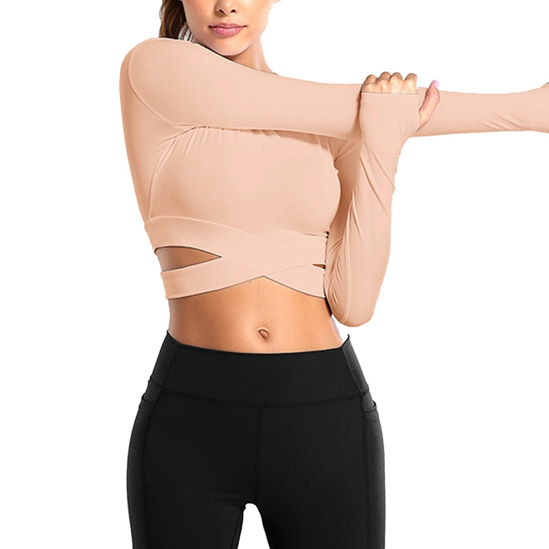 Navel Long Sleeve Running Shirts