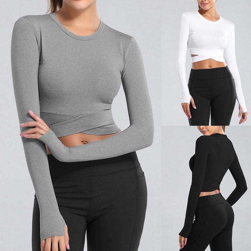 Exposed Long Sleeve Running Shirts