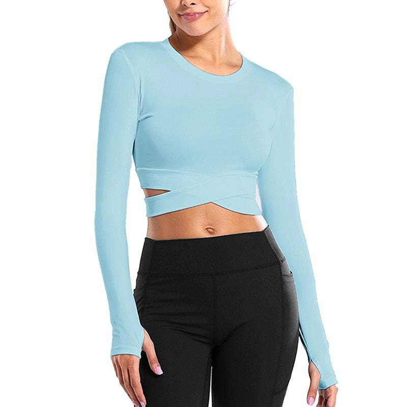 Navel Long Sleeve Running Shirts