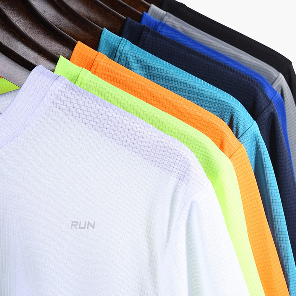 Breathable Quick Dry Short Sleeve Fitness Running T Shirt