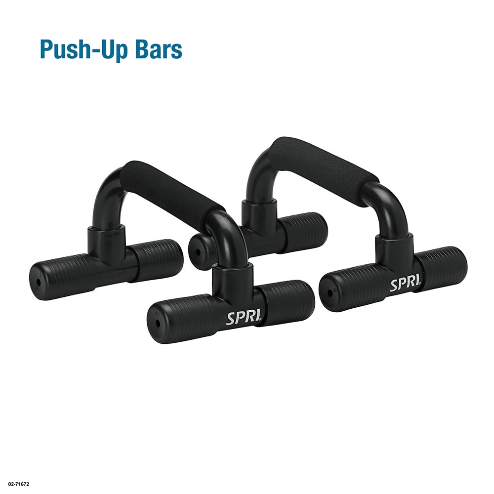 Home Gym Essentials Kit, Includes Jump Rope, Push-up Bars, Ab Wheel and Medium Resistance Tube
