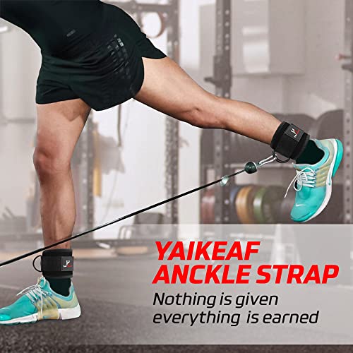Neoprene Ankle Straps for Cable Machines - Premium Gym Attachments for Glute & Leg Workouts