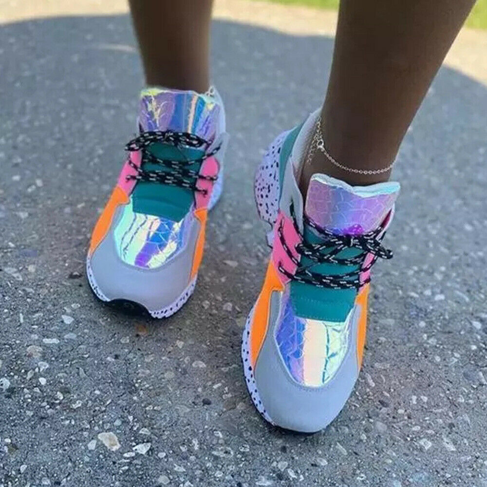 Women's Gym Sports Lace Up Shoes