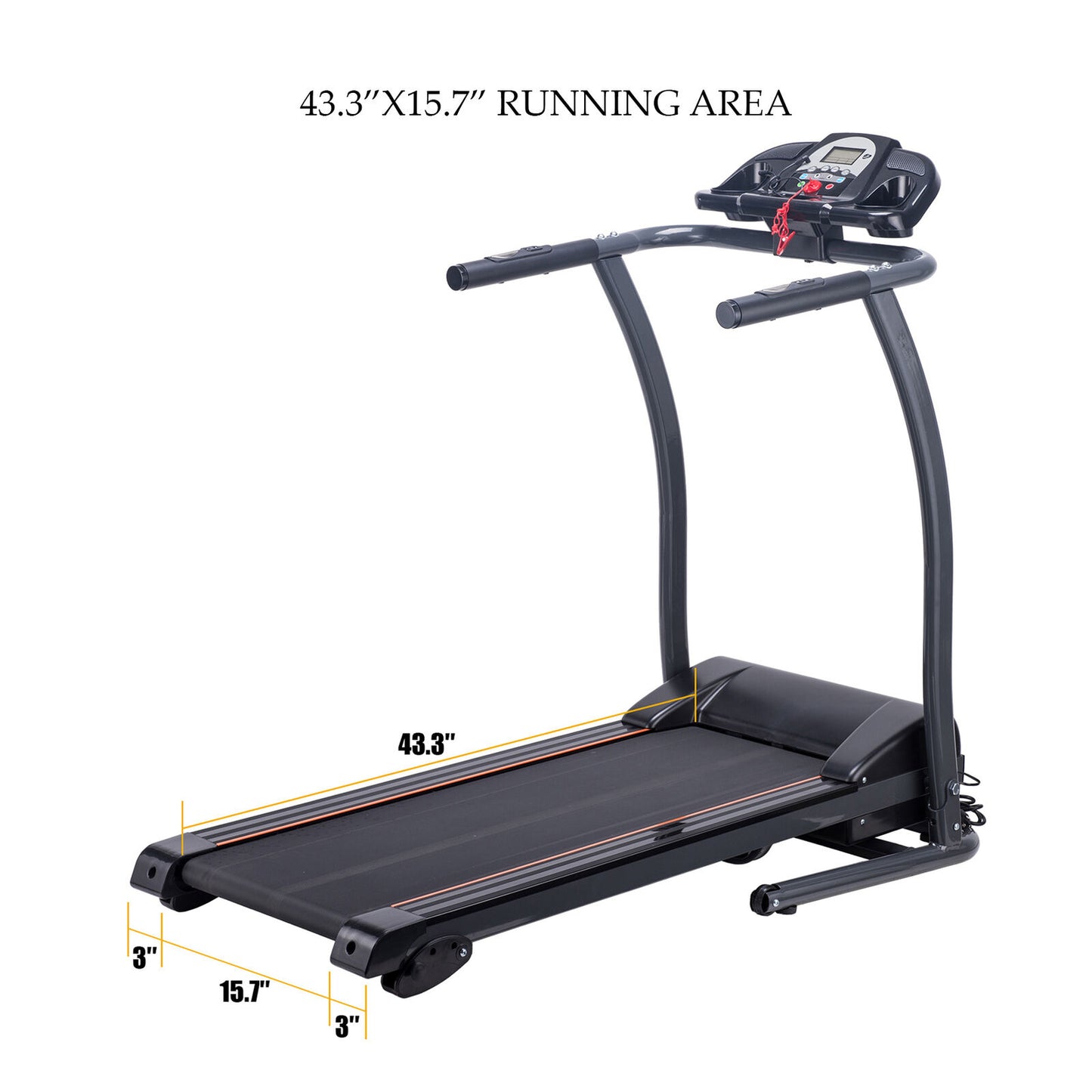 Motorized Treadmill Fitness Machine