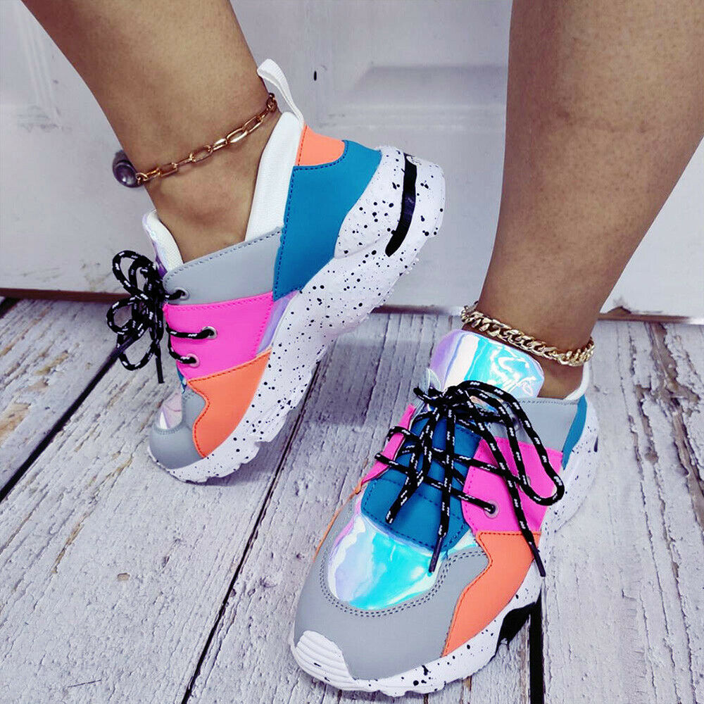 Women's Gym Sports Lace Up Shoes