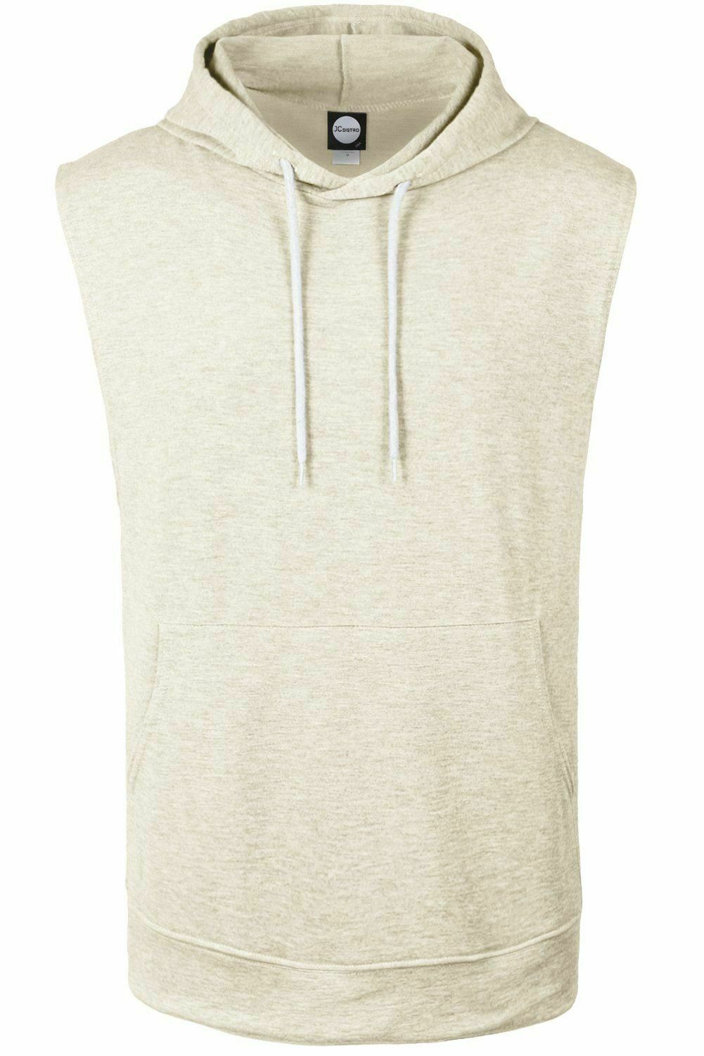 Mens Workout Sleeveless Hoodie