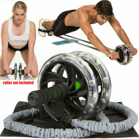 Waist Abdominal Ab Roller Wheel Pull Rope