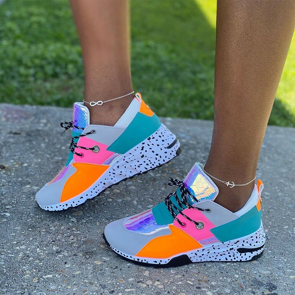 Women's Gym Sports Lace Up Shoes
