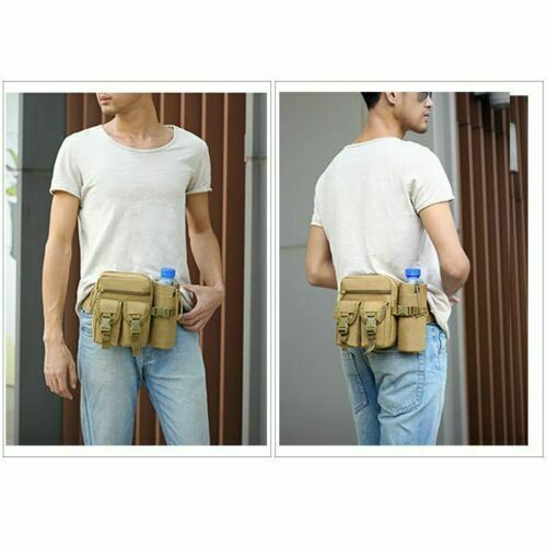 Outdoor Utility Tactical Waist Fanny Bag - Military Camping Hiking Belt Bag