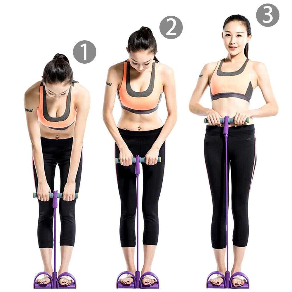 Foot Pedal Pull Rope Resistance Exerciser