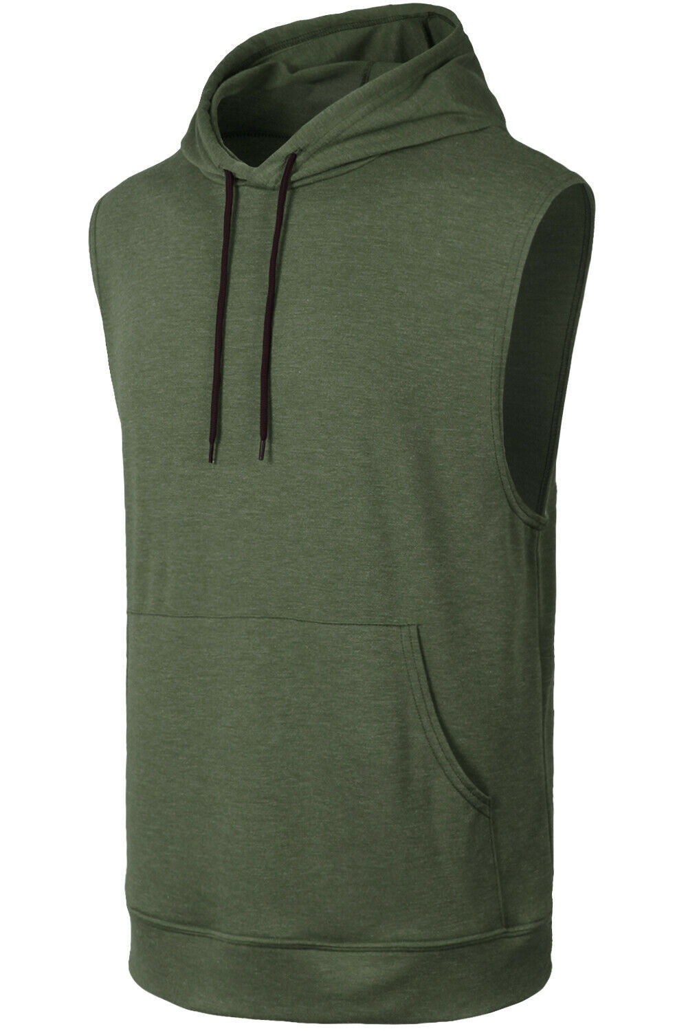 Mens Workout Sleeveless Hoodie