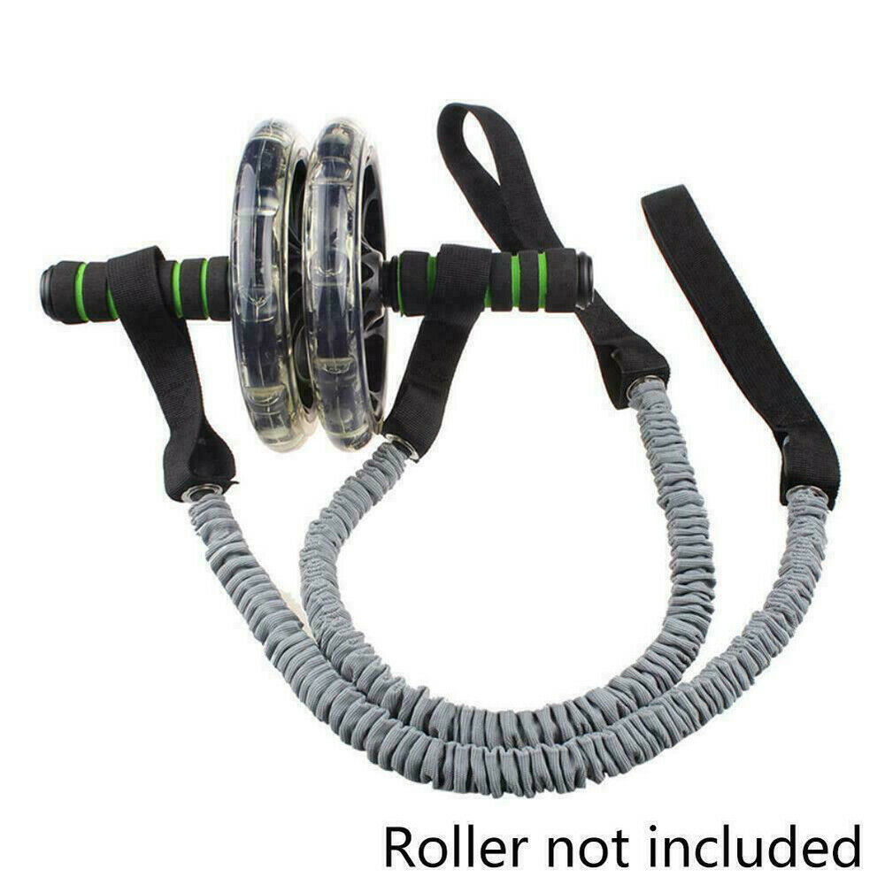 Waist Abdominal Ab Roller Wheel Pull Rope
