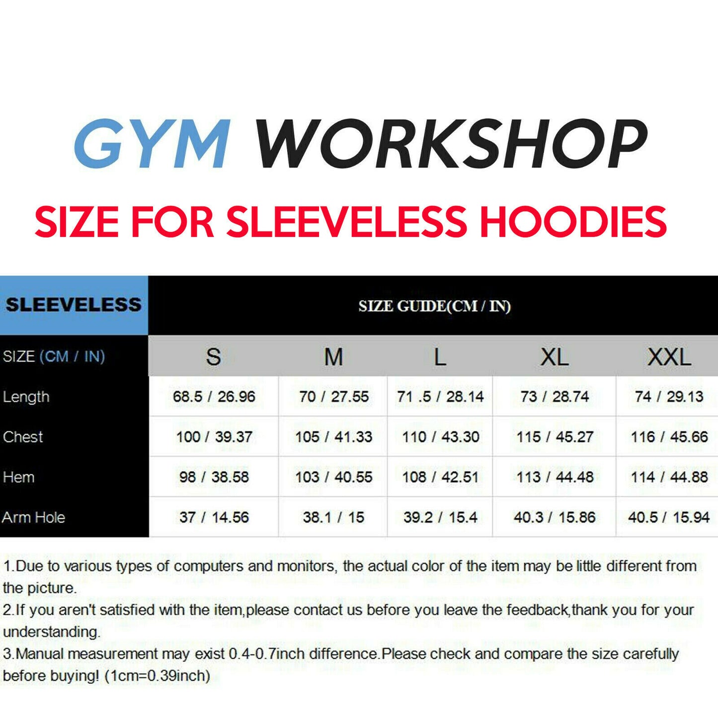 Muscle Workout Sleeveless Hoodie