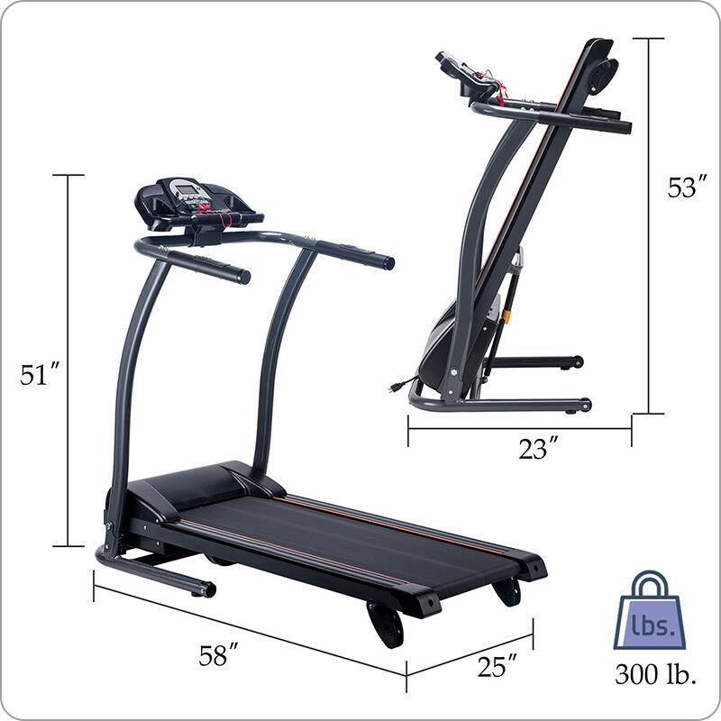 Motorized Treadmill Fitness Machine