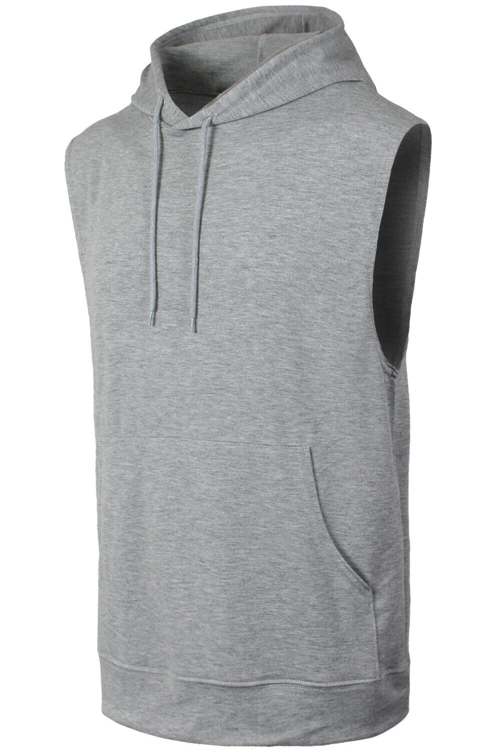 Mens Workout Sleeveless Hoodie