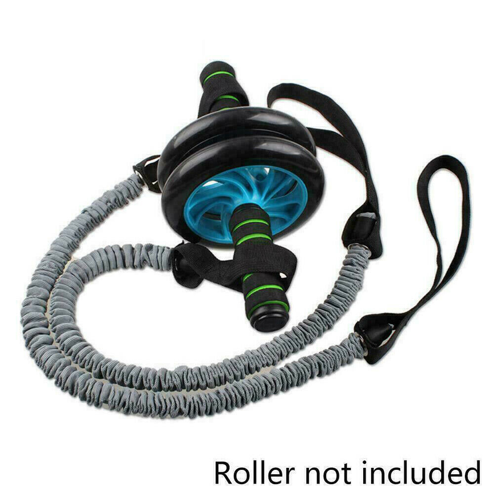 Waist Abdominal Ab Roller Wheel Pull Rope