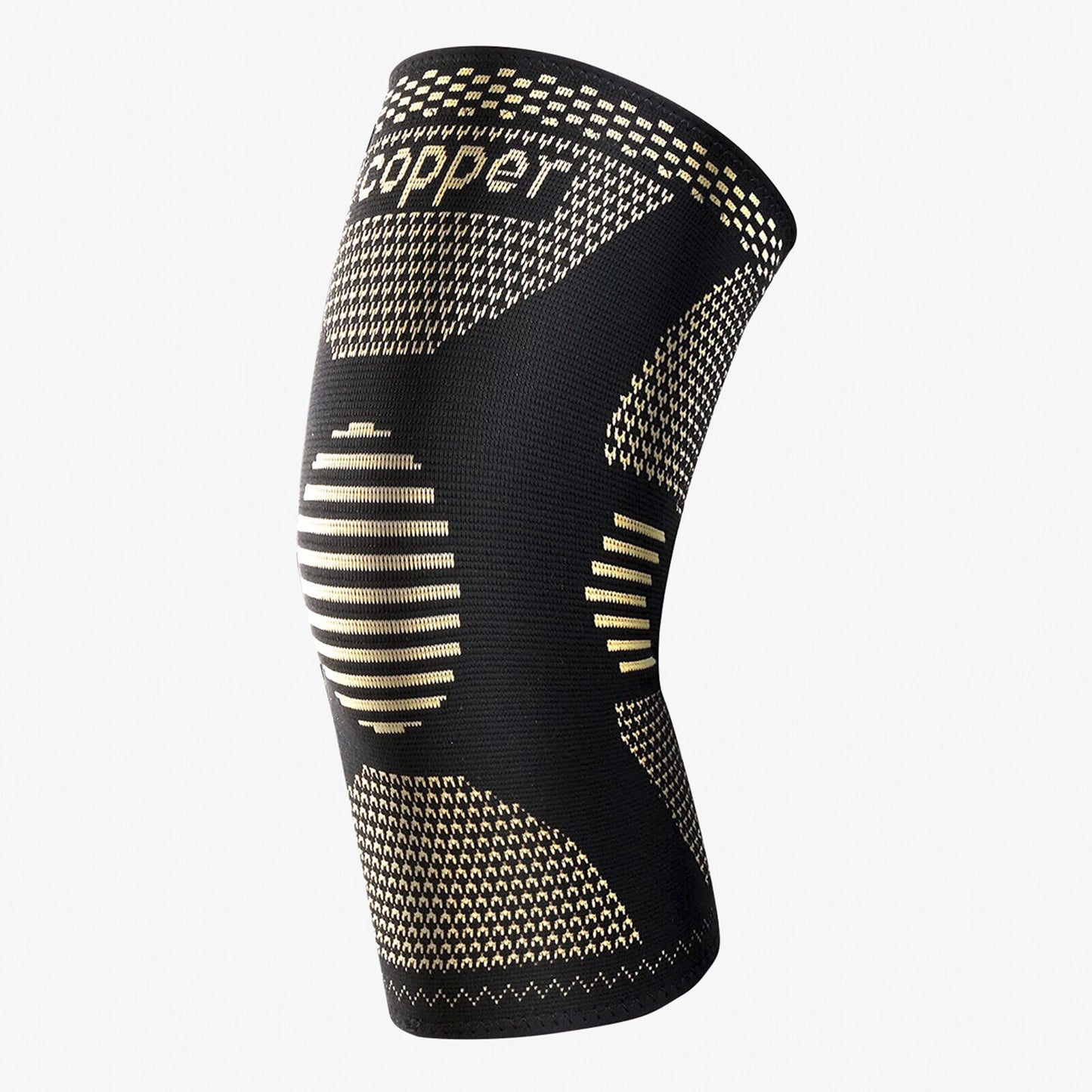 Copper Knee Sleeves Silver Compression Brace