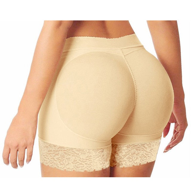Women High Waist Lace Butt Lifter Body Shaper Shorts