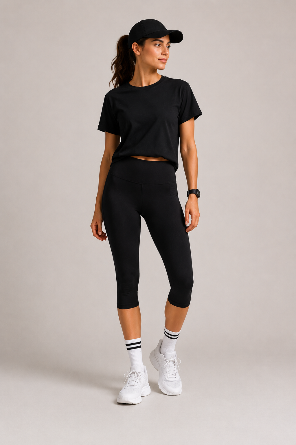 CoreSculpt Capri Leggings with Pocket