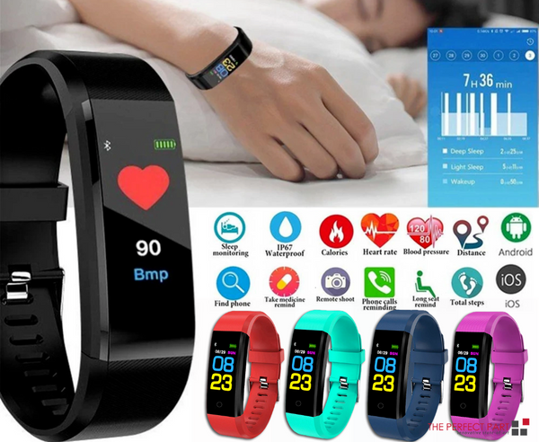 FitSmart Watch: Heart Rate & BP Monitor for Men and Women