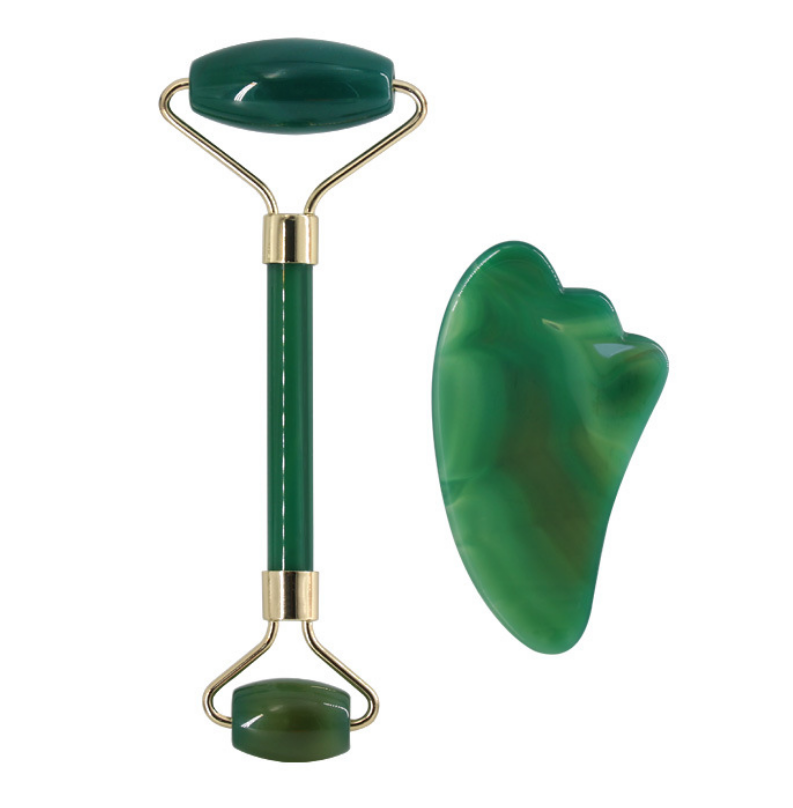 Natural Jade Stone Facial Massager and Skin Toner - SweatCraze