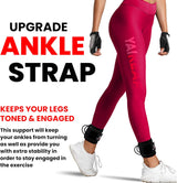 Neoprene Ankle Straps for Cable Machines - Premium Gym Attachments for Glute & Leg Workouts