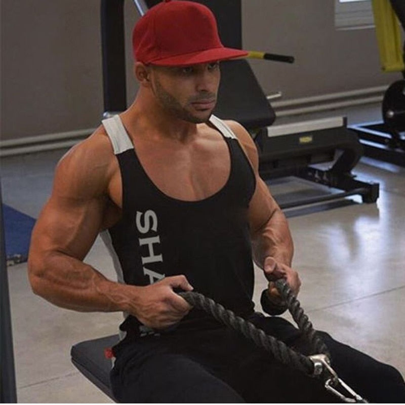 SHAPEU Bodybuilding Muscle Shirt | Gym Shirt for Men