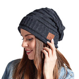 Wireless Bluetooth Beanie Winter Warm Hat Sport Music Headphones