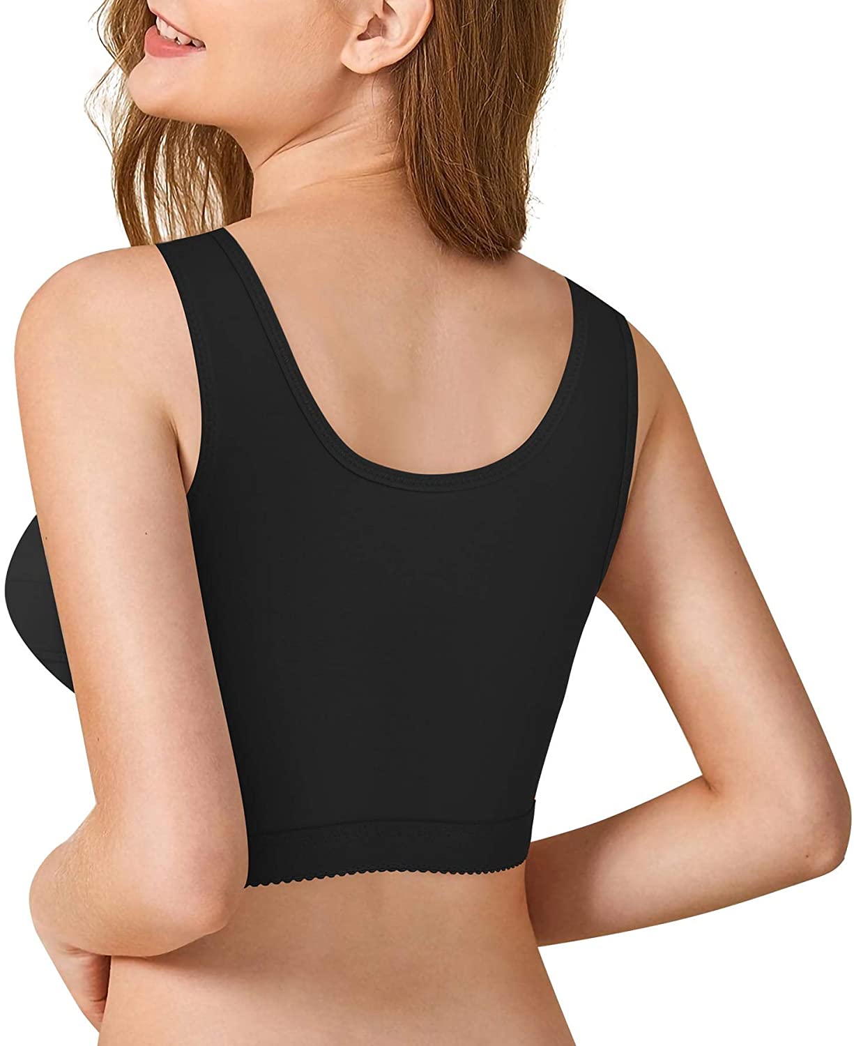 SCSTAR Post-Surgery Posture Corrector Front Closure Bra for Women