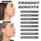 Jawline Exerciser - Jaw Chin Neck Face  Workout for Men & Women by DESUPA (Purple)