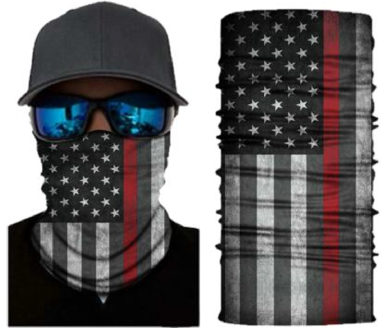 Blackout Flag Sun Shield Neck Gaiter