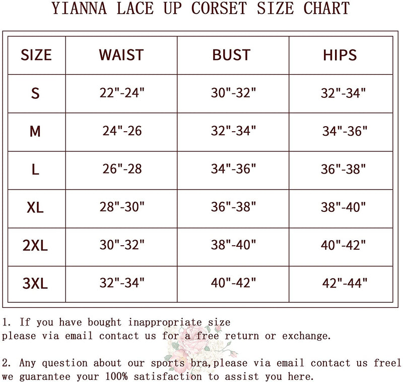 YIANNA Breathable Thin Type Lace Corset Strapless Wedding Dress Corset Bustiers