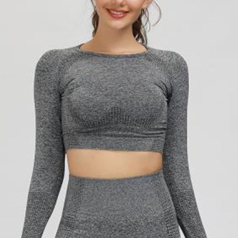 Vital Seamless Long Sleeve Crop 