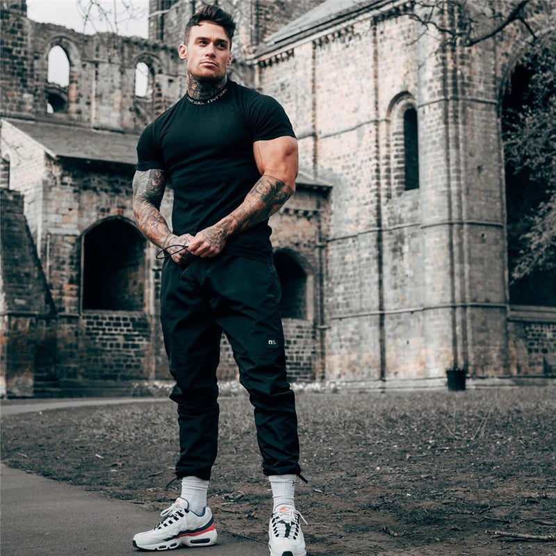 Fashion Casual Gyms Fitness T-shirts