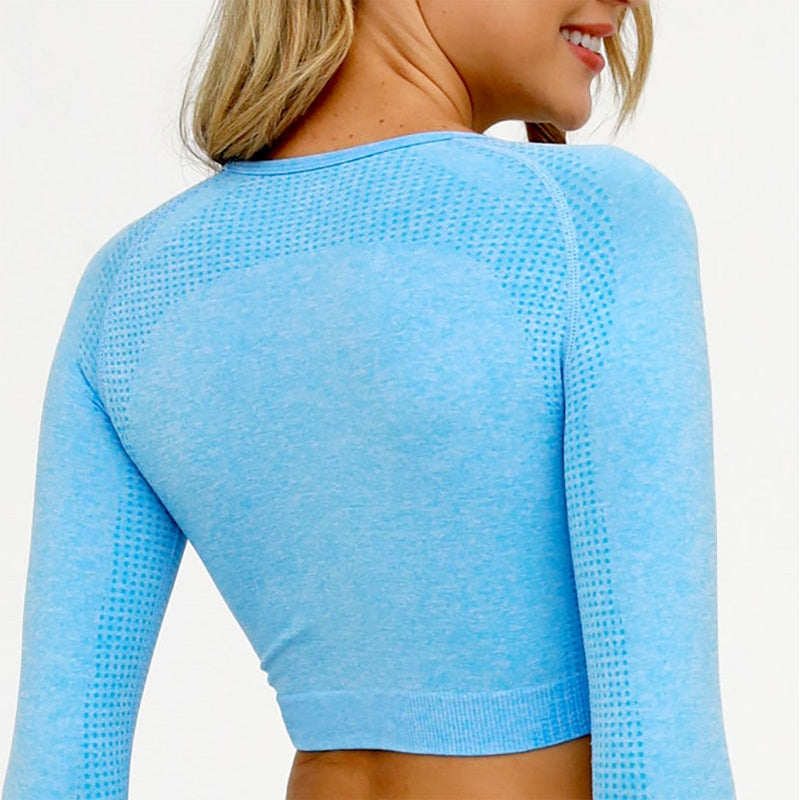 Vital Seamless Long Sleeve Crop 