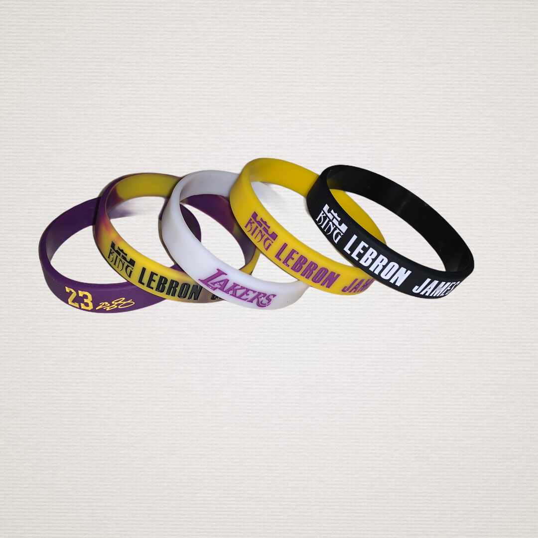 Lebron James Lakers 23 Silicone Bracelet Wristband