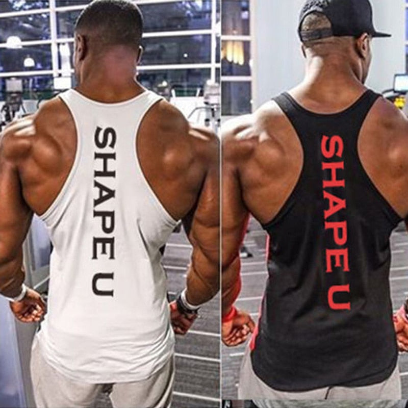SHAPEU Bodybuilding Muscle Shirt | Gym Shirt for Men