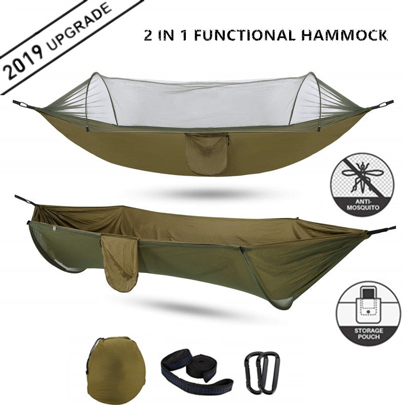 Portable Hammock With Mosquito Net for Camping Hiking Outdoor