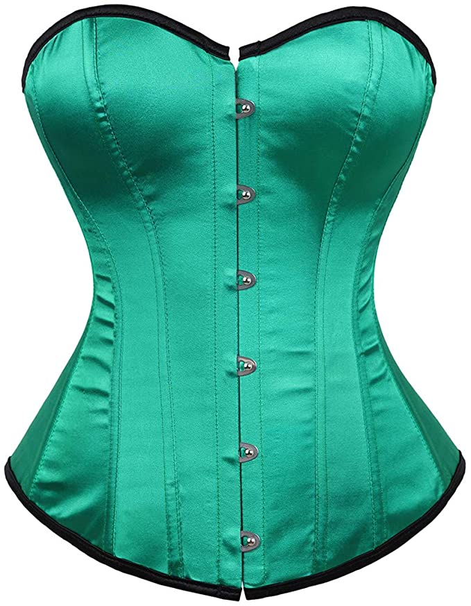 Overbust Gothic Bustiers Tops Sexy Waist Cincher Corset Plus Size