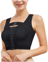 SCSTAR Post-Surgery Posture Corrector Front Closure Bra for Women