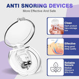Snore Stopper Set - Adjustable Magnetic Nose Clip for Quiet & Comfortable Sleep