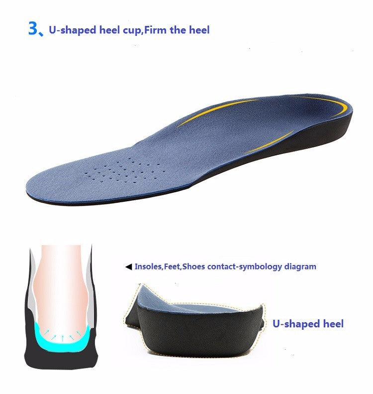 Orthotics Insoles for Flat Feet - Lightweight Insoles - 1 Pair - SweatCraze