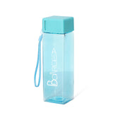 Transparent Square Shaped Water Bottle - SweatCraze