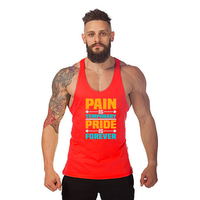 PRIDE Men Mesh Cotton Tank Top - New Arrival - SweatCraze