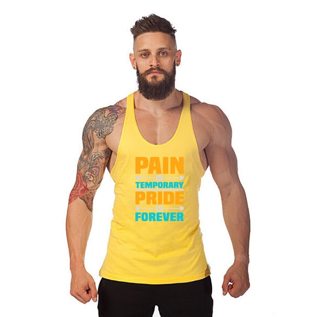 PRIDE Men Mesh Cotton Tank Top - New Arrival - SweatCraze