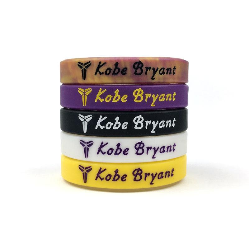 Braccialetto In Silicone Kobe Bryant Regolabile &ndash; Taglia Unica &ndash; Los Angeles Lakers