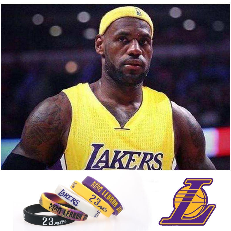 Lebron James King Silicone Bracelet - Lakers wristband for Fans - SweatCraze